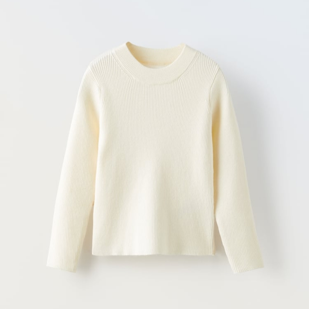 ZARA RIBBED KNIT SWEATER